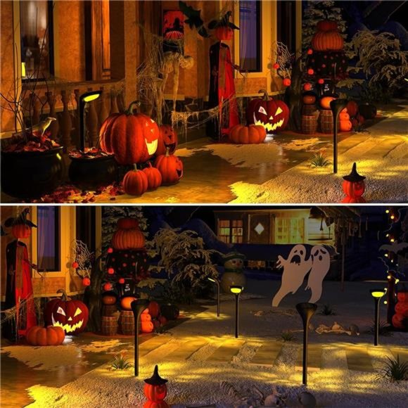 150 Lumen Bright Solar Outdoor Lights,4 Pack Solar Pathway Lights Waterproof - Picture 2 of 7